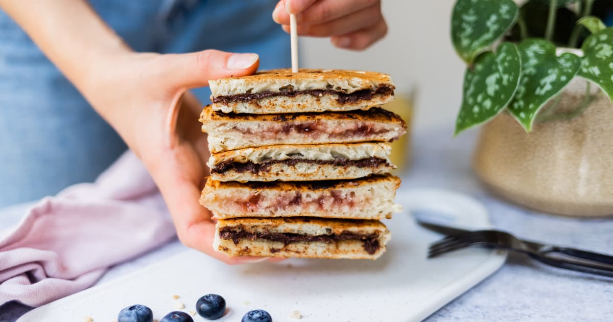 Vegan Filled Pancakes | Simple Breakfast Recipe | Zucker&Jagdwurst