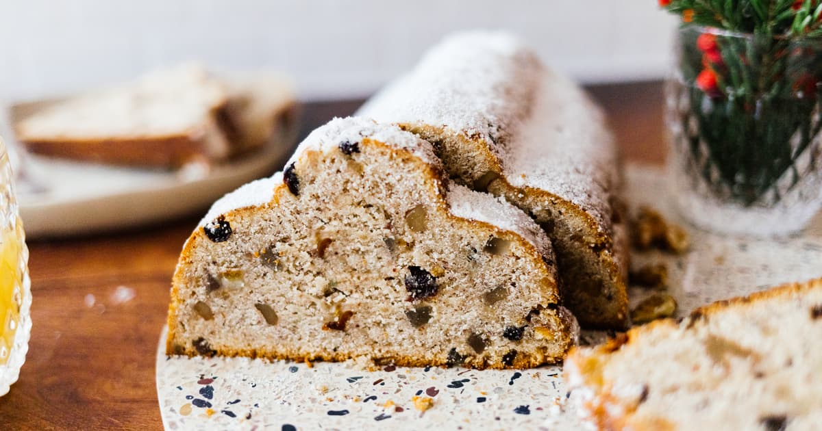 Vegan Christmas stollen | simple recipe | Zucker&Jagdwurst