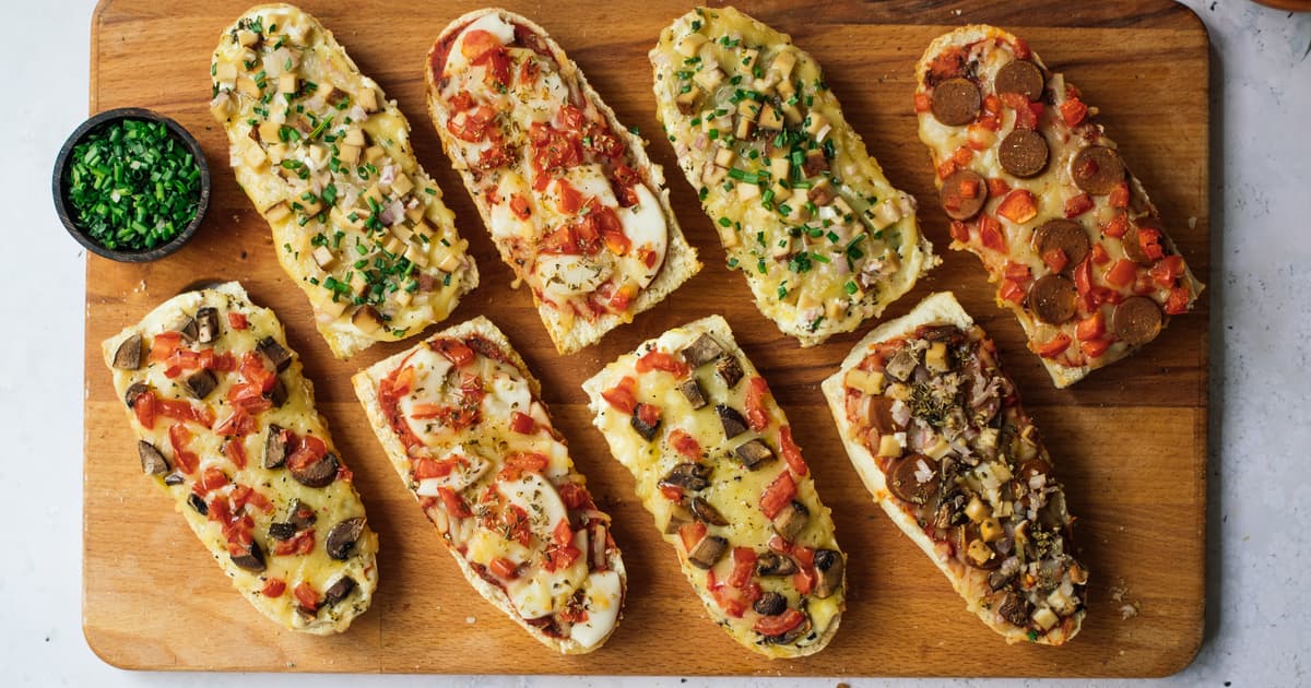 Vegan French Bread Pizza with 5 Toppings | Recipe | Zucker&Jagdwurst