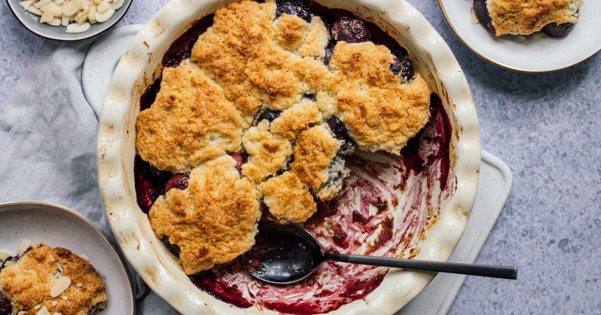 Vegan Cherry Cobbler | Easy Vegan Recipe | Zucker&Jagdwurst