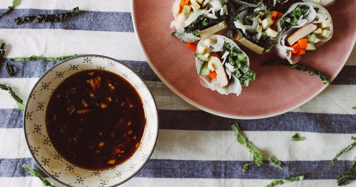 Vegan Winter Rolls with Quince Dip | Recipe | Zucker&Jagdwurst