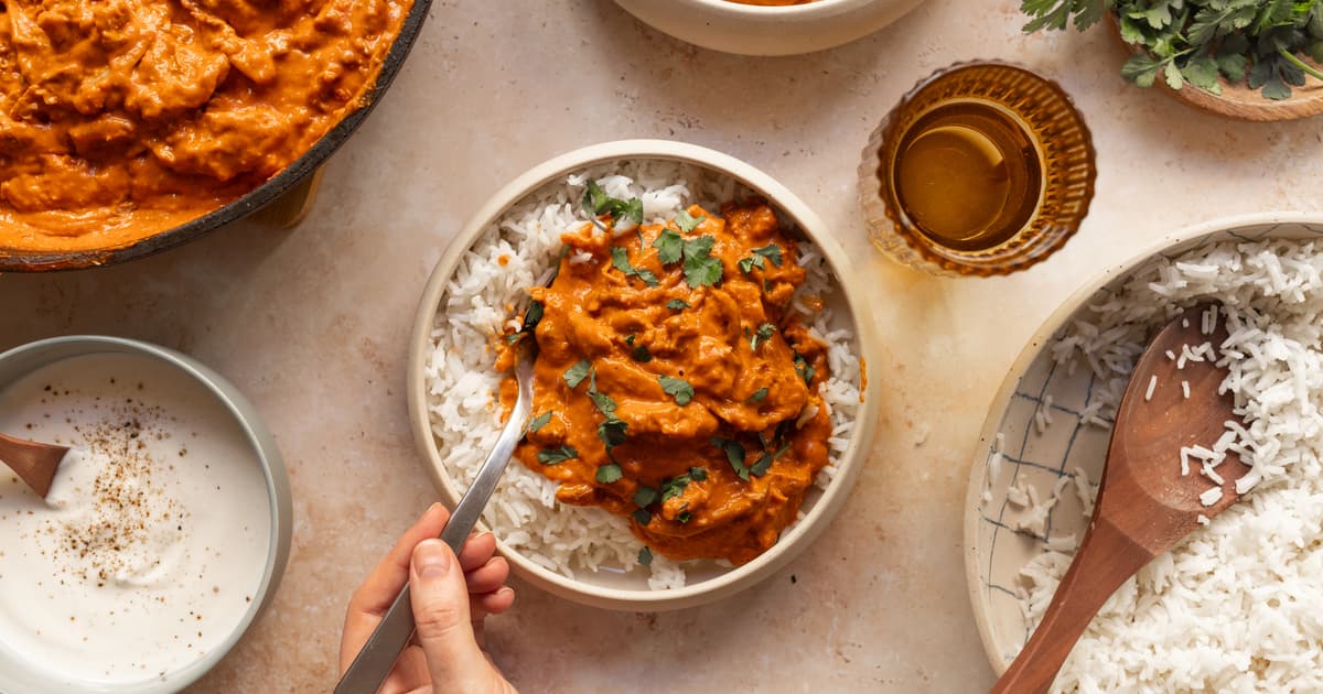 Vegan Butter Chicken with Rice | Recipe | Spices | Zucker&Jagdwurst