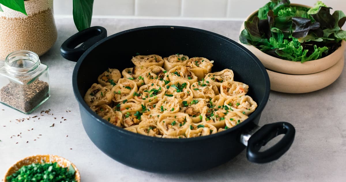 Sauerkraut Stuffed Pasta Rolls | Vegan Recipe | Zucker&Jagdwurst