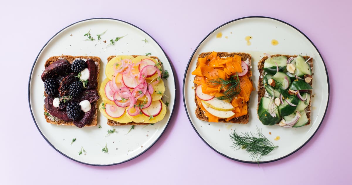 Vegan Smørrebrød with 4 Toppings | Easy Recipe | Zucker&Jagdwurst