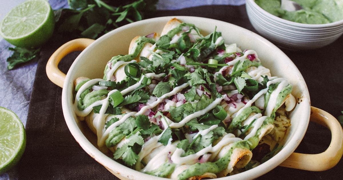 Vegan Taquitos with Avocado Sauce | Simple Recipe | Zucker&Jagdwurst