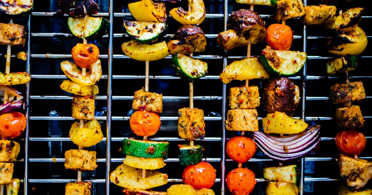 Spicy vegan Tofu Skewers from the Grill | Vegetables| Recipe | Zucker&Jagdwurst