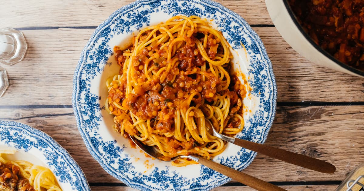Vegan Lentil Bolognese | Pasta | Recipe | Easy | Classic | Zucker&Jagdwurst