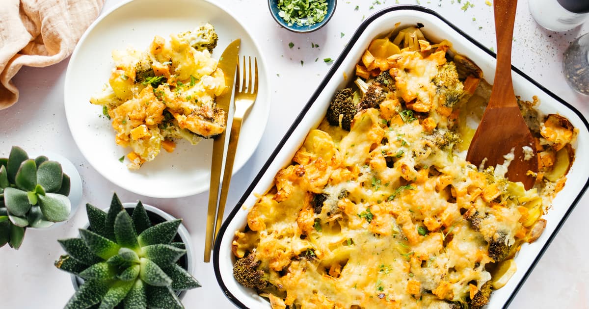 Creamy Vegan Potato Broccoli Casserole | Simple Recipe | Zucker&Jagdwurst