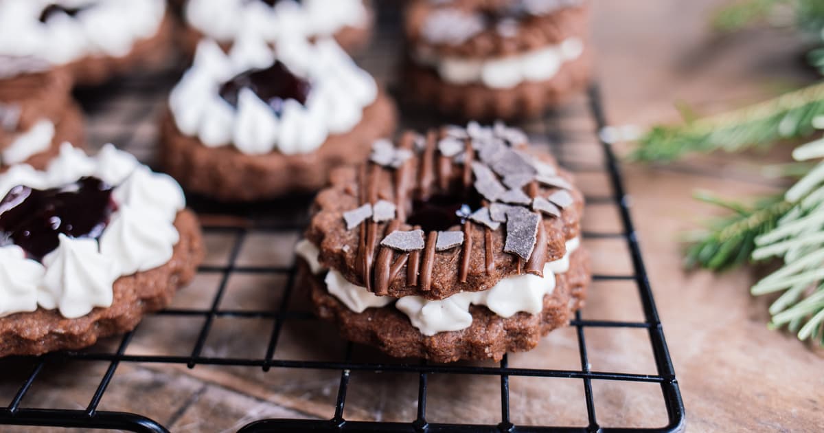 Vegan Black Forest Cherry Cookies | Vegan Baking | Christmas | Zucker&Jagdwurst