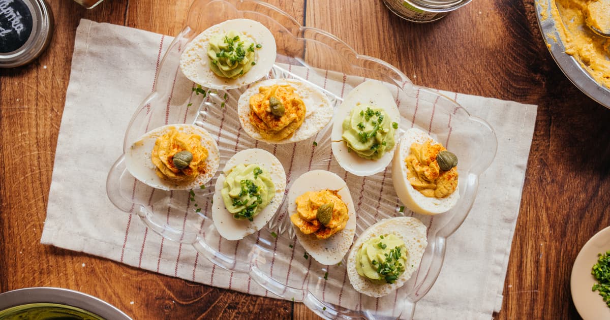 Vegan Stuffed Eggs | Simple Recipe | Buffet | Fingerfood | Zucker&Jagdwurst