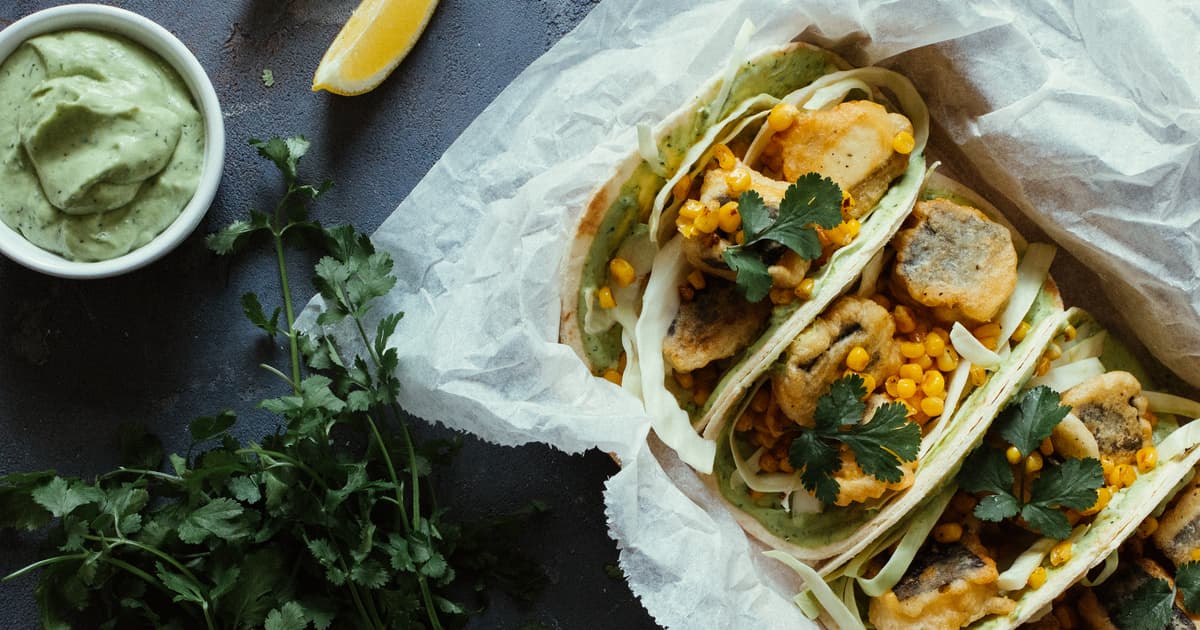 Vegan Fish Tacos with Avocado Cream | Recipe | Zucker&Jagdwurst