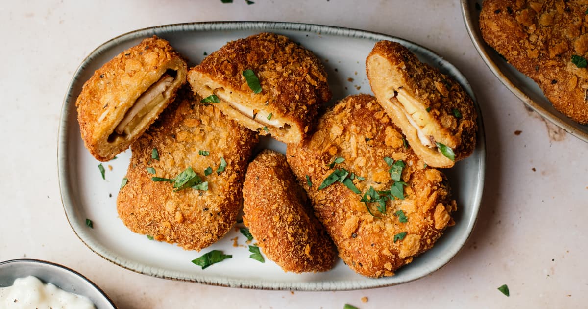 Vegan Mini Cordon Bleu | Recipe with Seitan from Scratch | Zucker&Jagdwurst