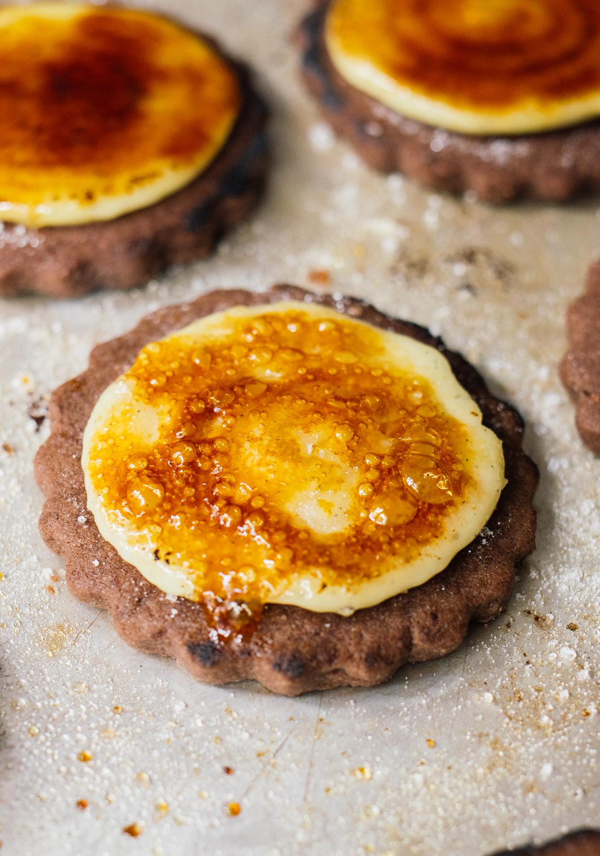 Vegane Creme Brûlée Kekse