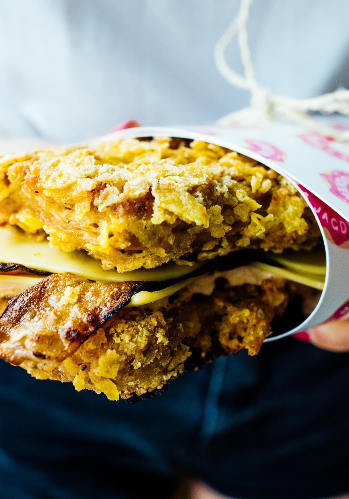Vegan Double Down Sandwich