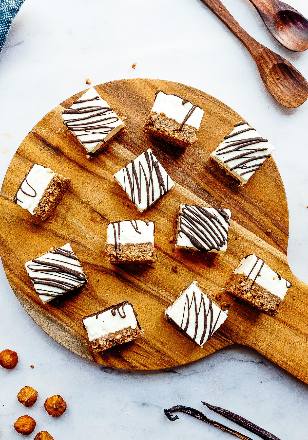 Vegan No Bake Hazelnut Cheesecake Bites