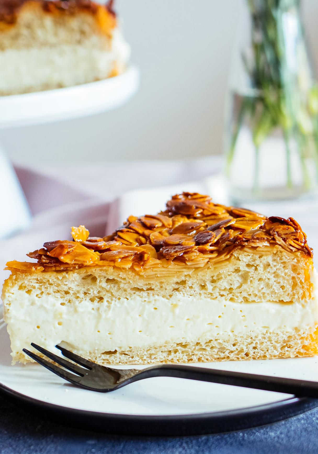 Veganer Bienenstich