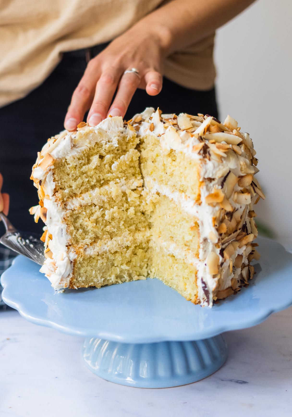 Vegan Coconut Lime Cake