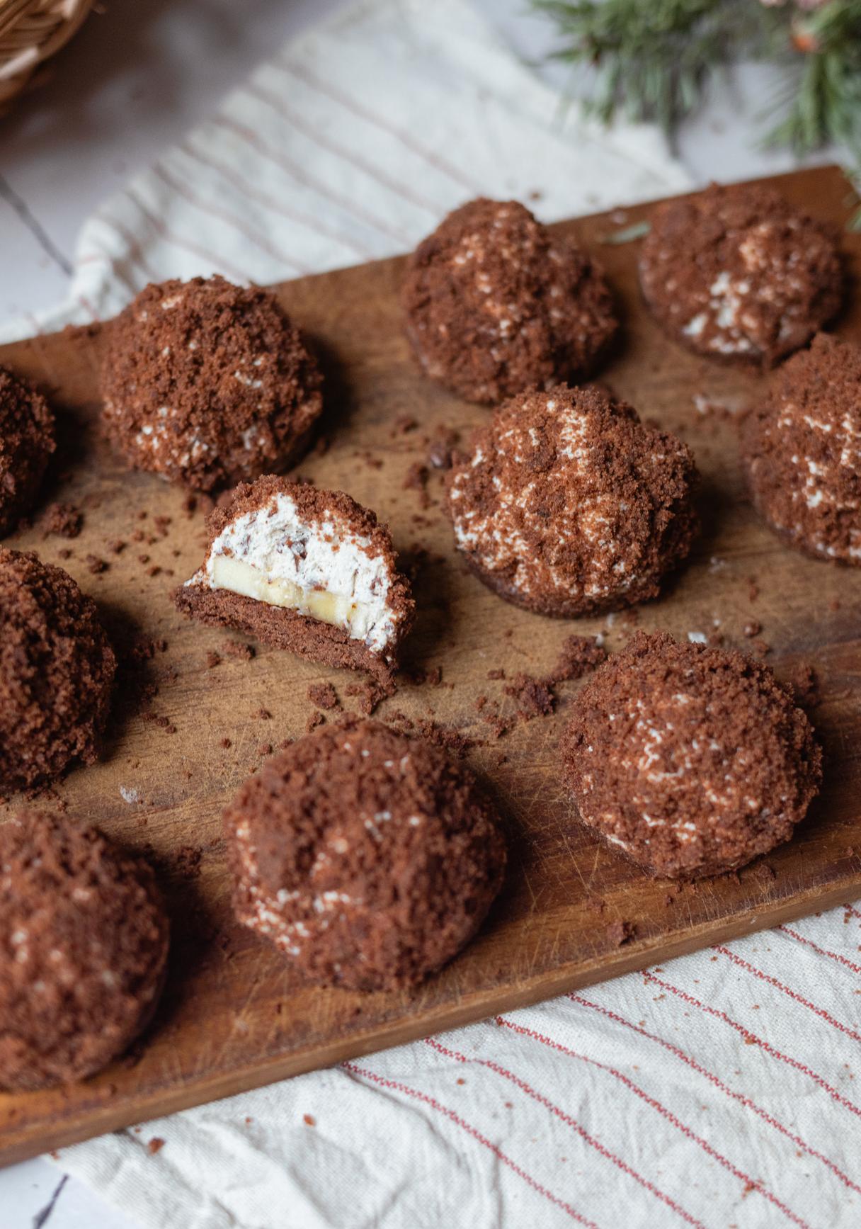 Vegane Maulwurfkuchen-Plätzchen