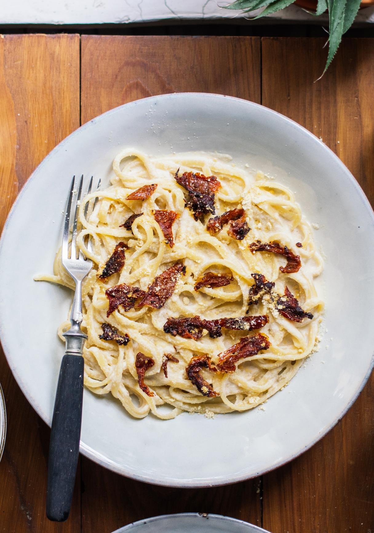 Vegan Spaghetti Carbonara