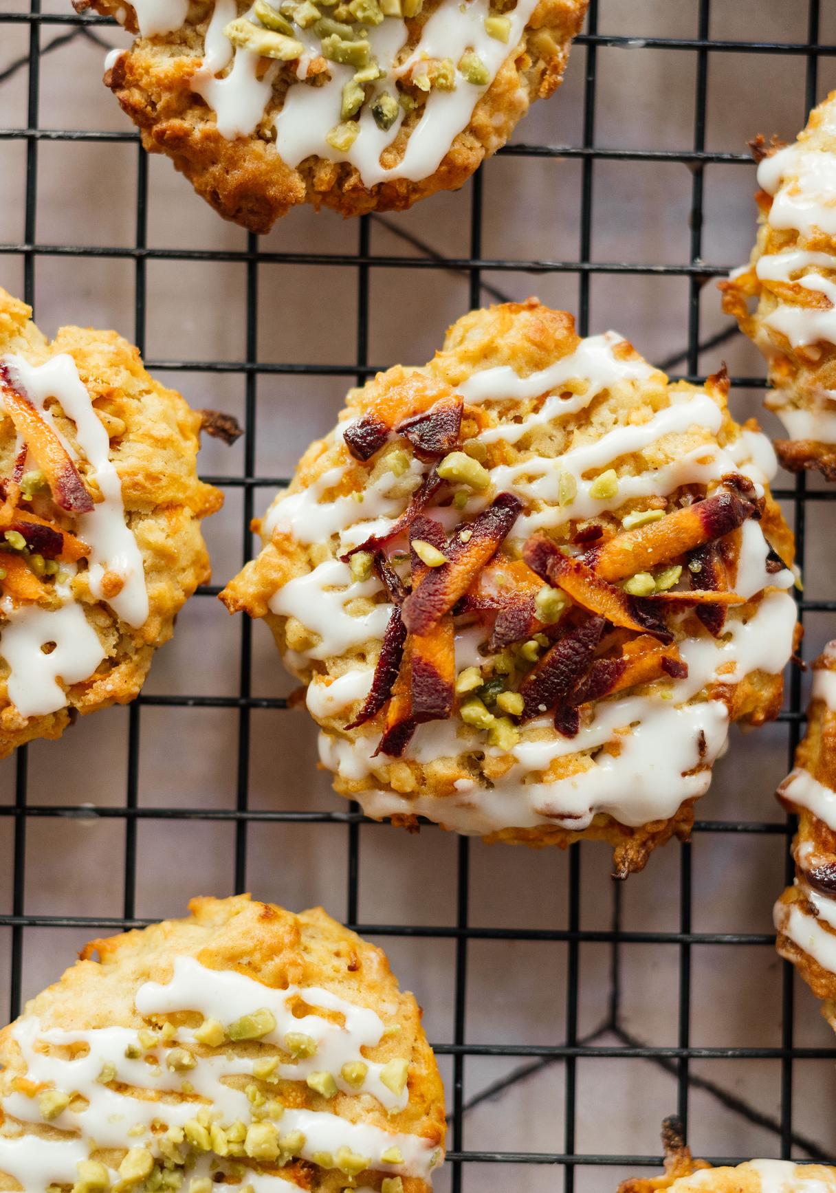 Vegane Carrot Cake Cookies