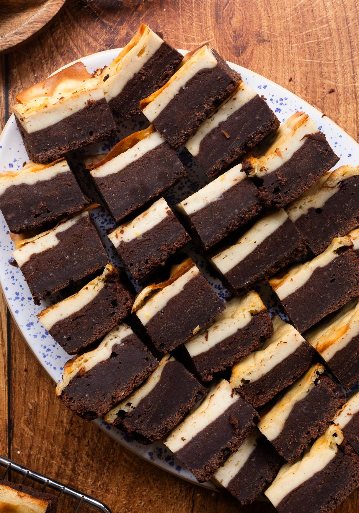 Vegane Cheesecake Brownies