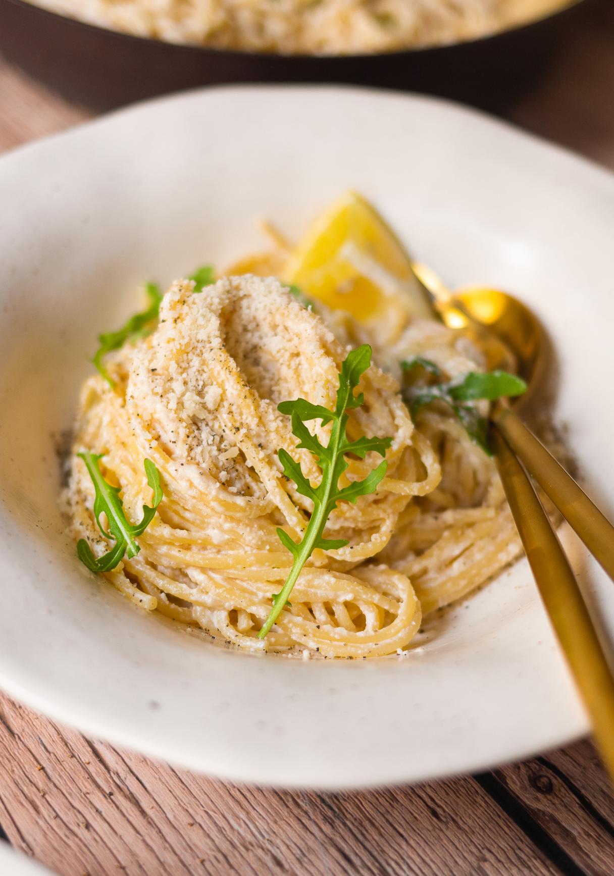 Vegan Pasta Cacio e Pepe