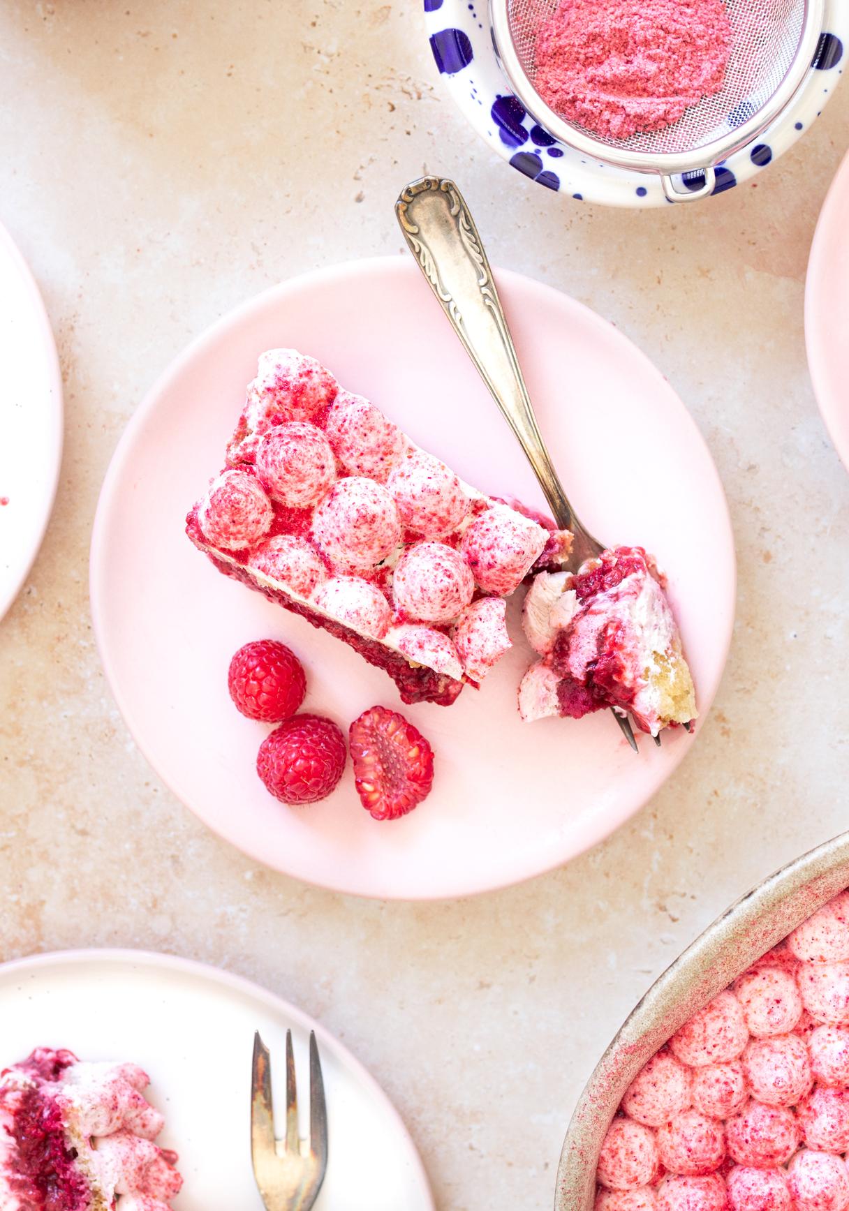Vegan Raspberry Tiramisu