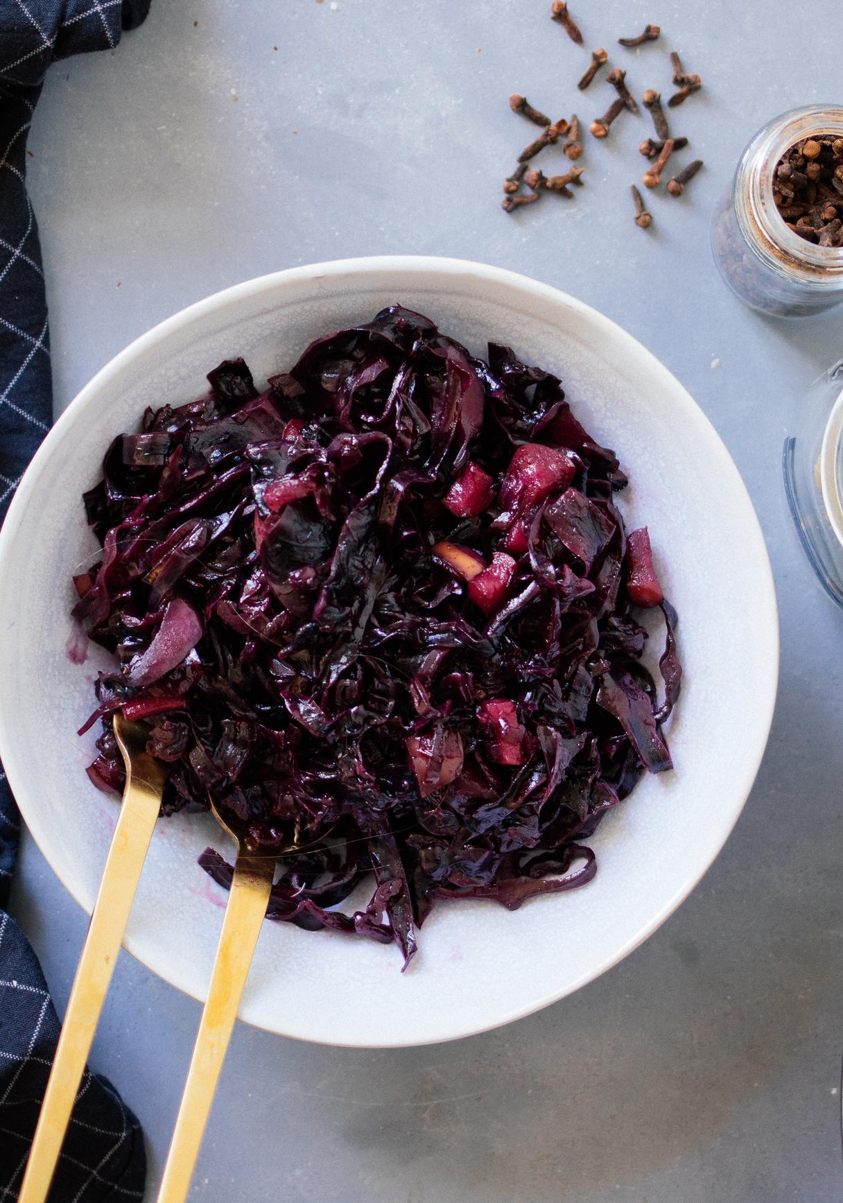 Einfaches, fruchtiges Rotkraut