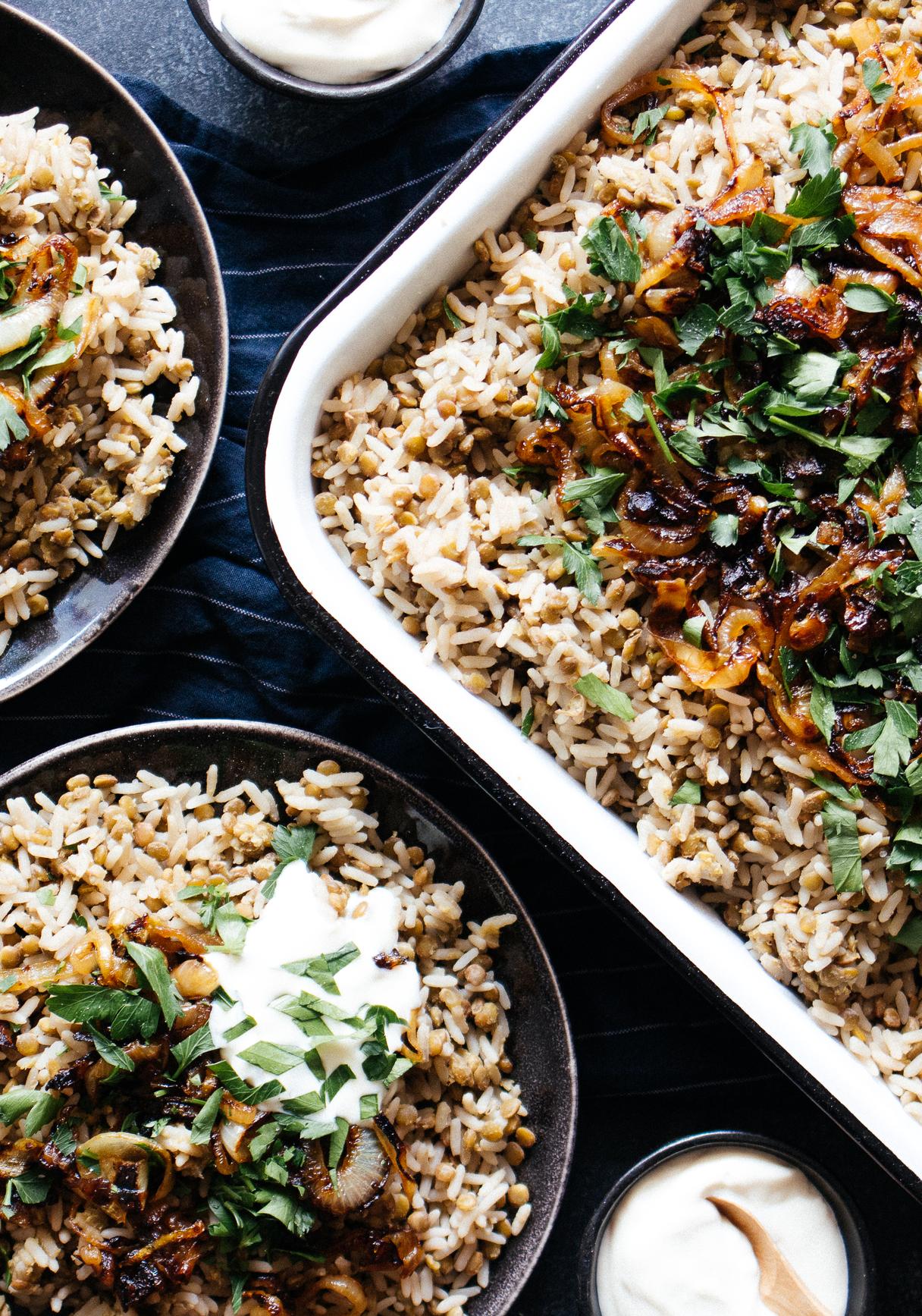 Veganes Mujaddara aus nur 5 Zutaten