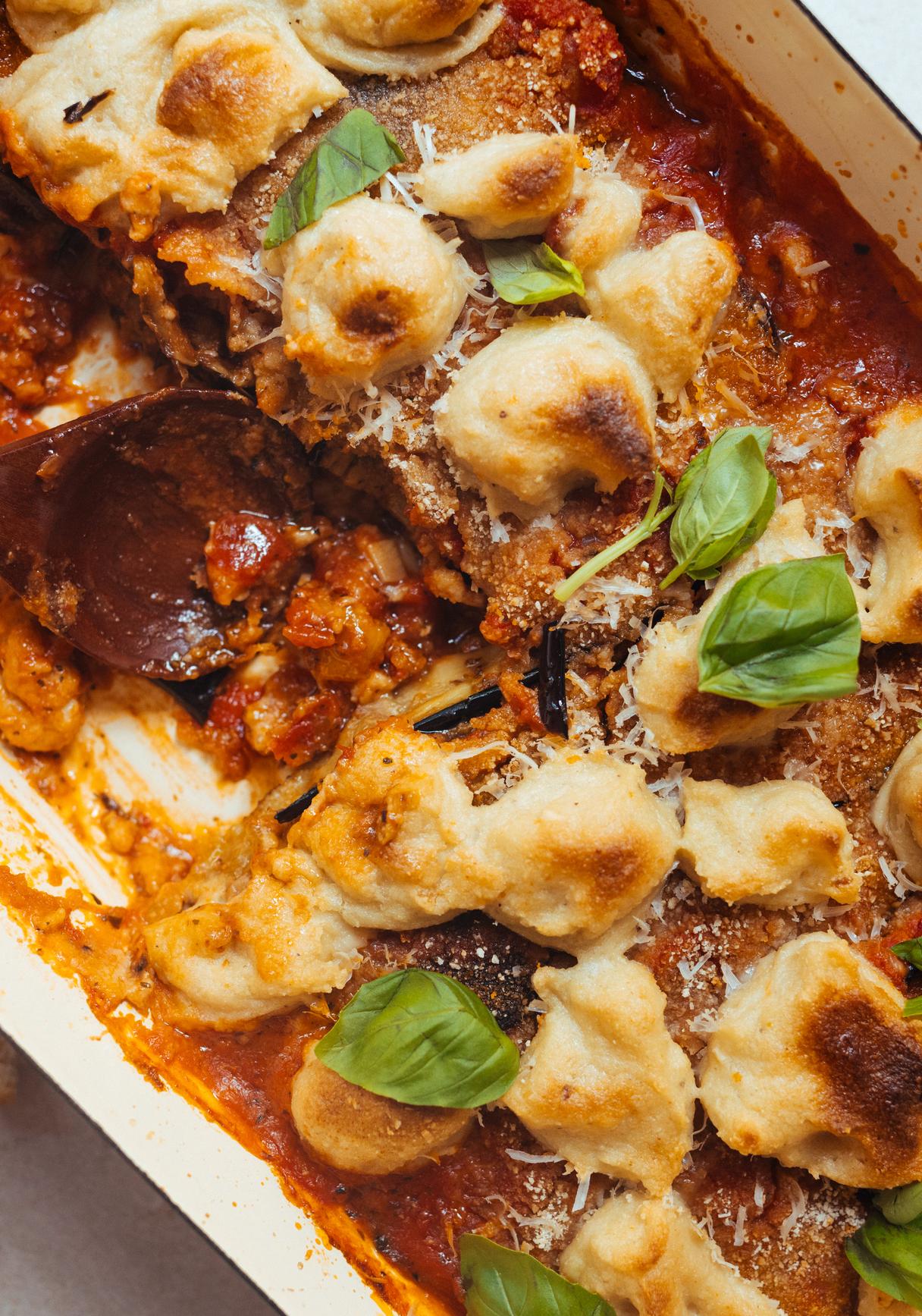 Vegan Eggplant Casserole (Parmigiana di melanzane)