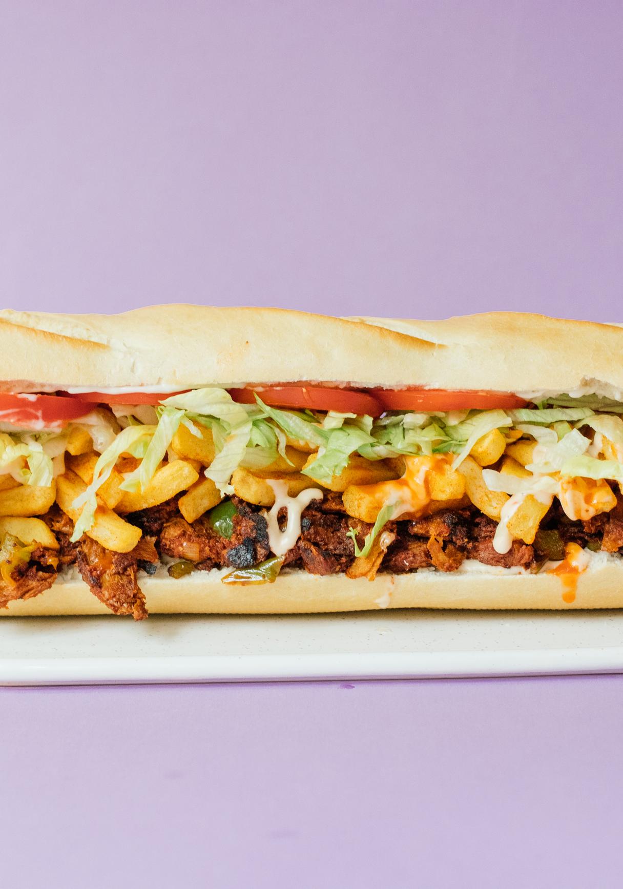 Veganes Gatsby Sandwich