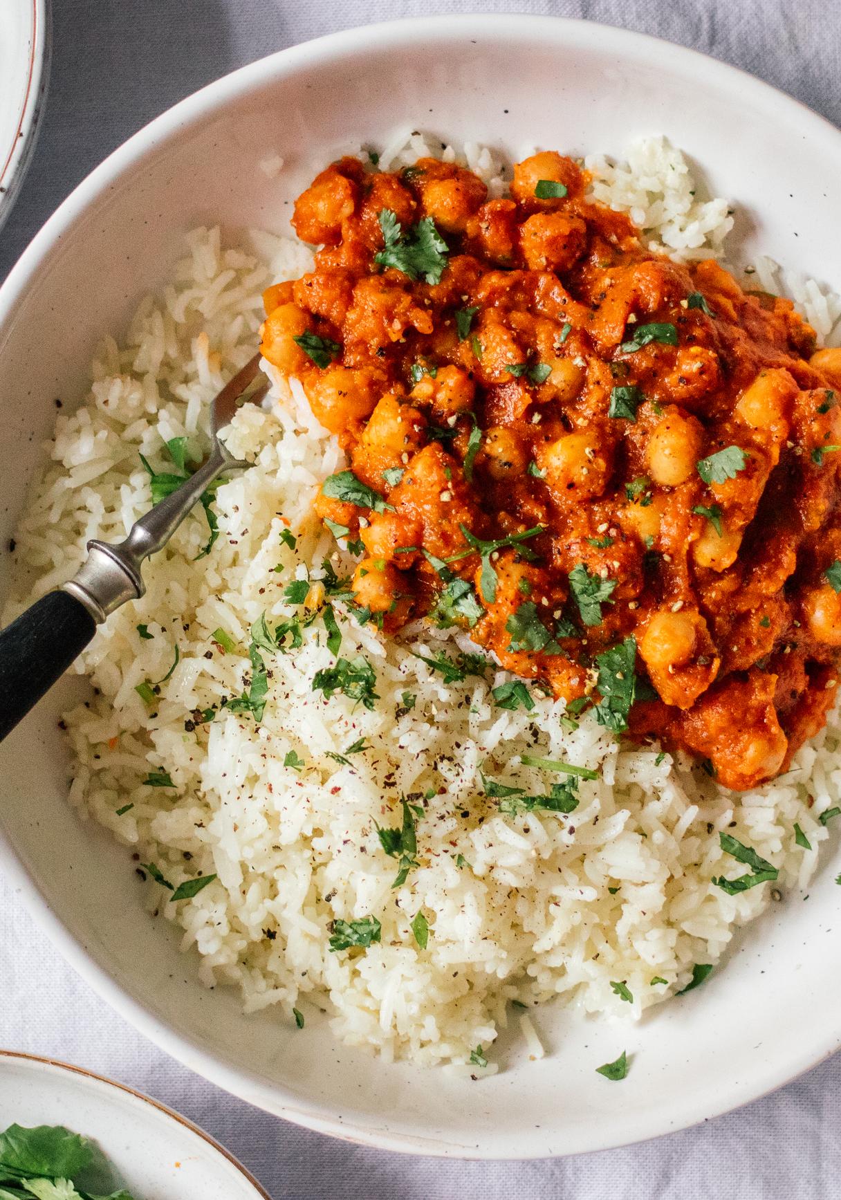 Veganes Kichererbsencurry (Chana Masala)