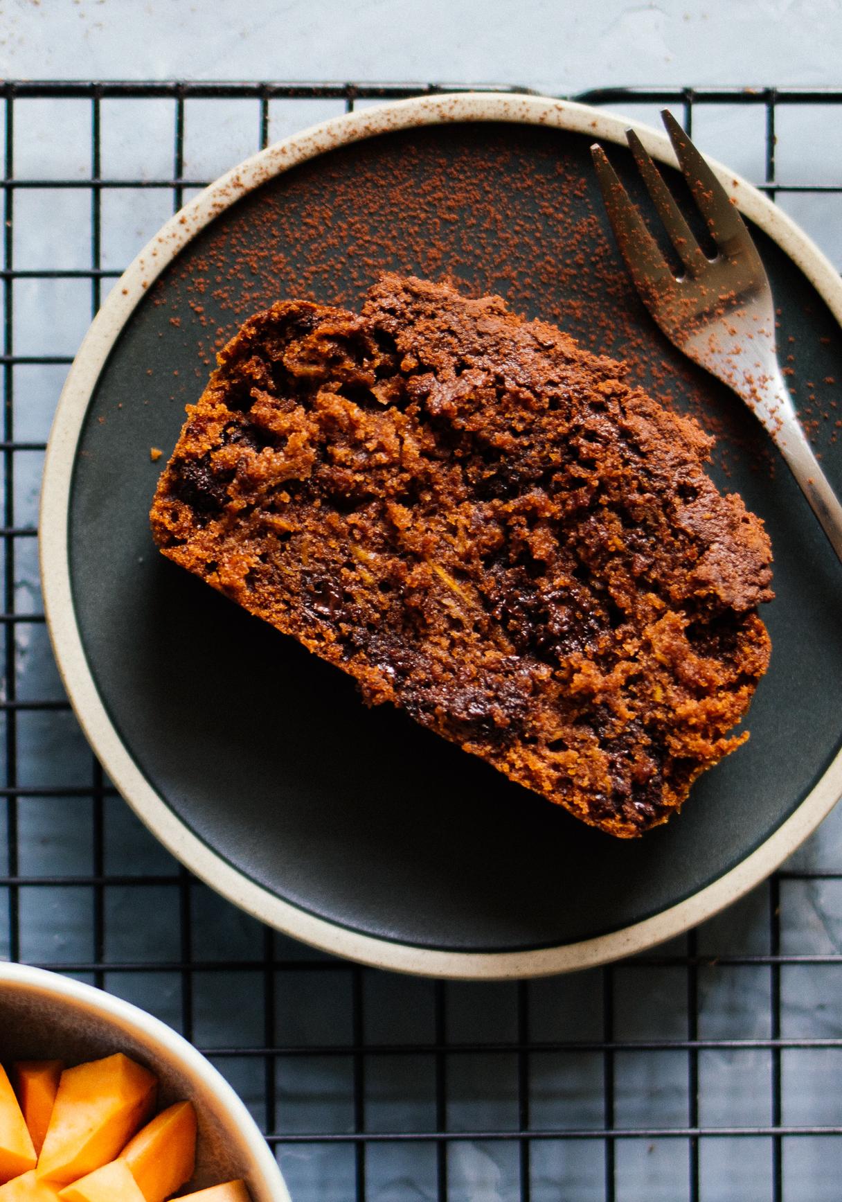 Veganer Schokoladenkuchen mit Süßkartoffel