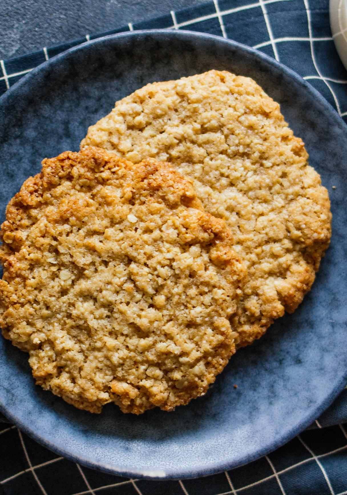 Vegane, schwedische Haferkekse