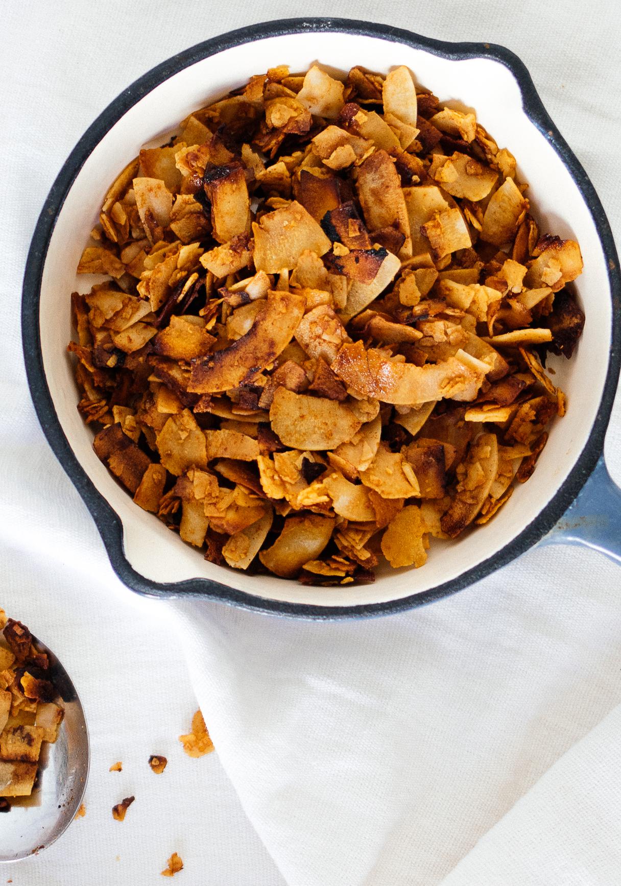 Veganer Kokosnuss Bacon