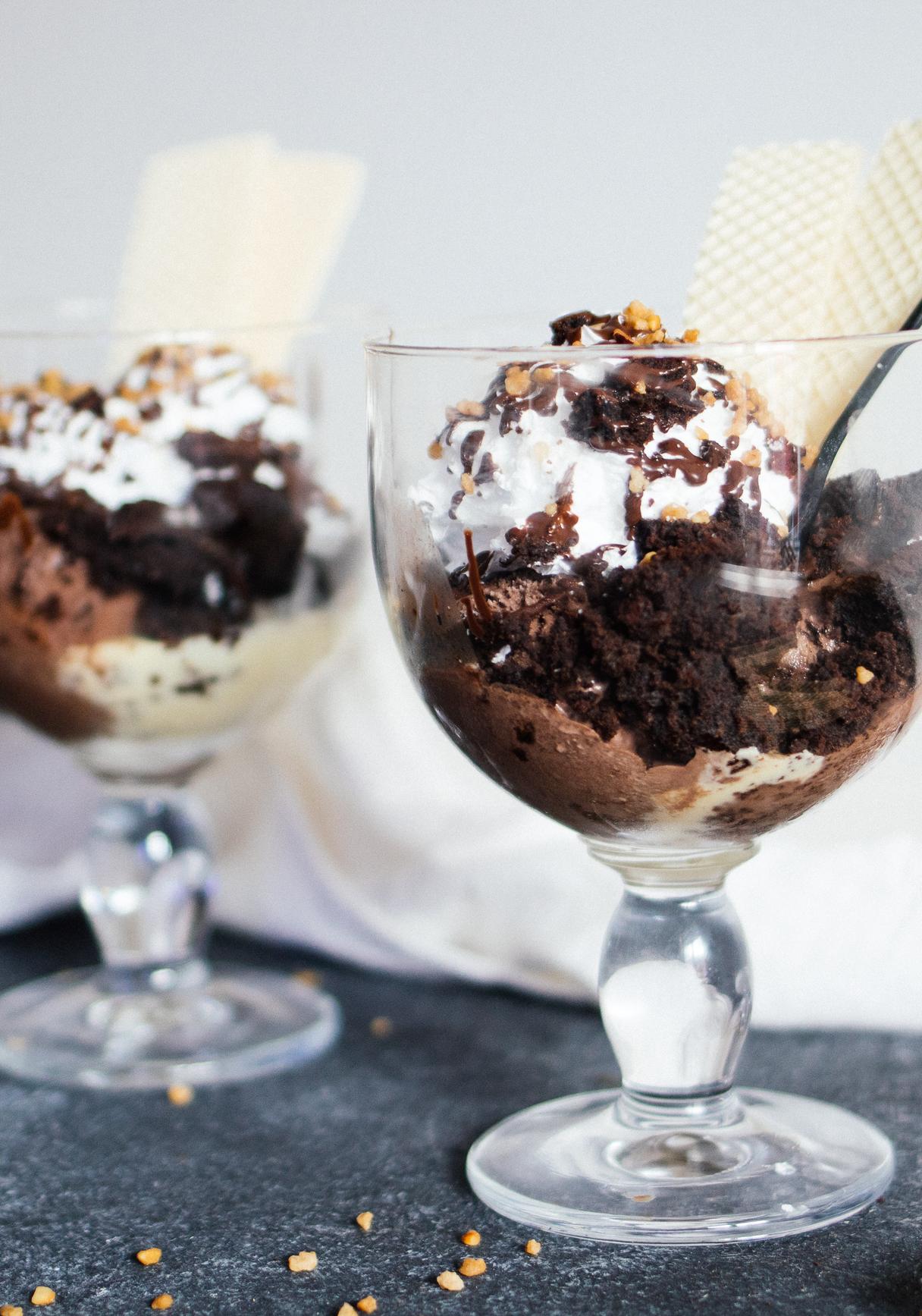 Vegan Brownie Sundae
