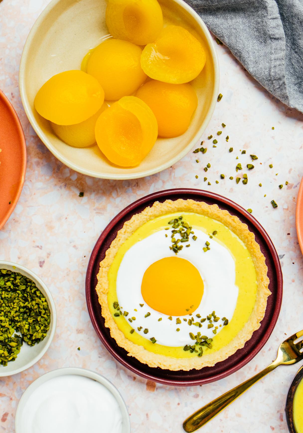 Oster-Tartelettes mit veganem Eierlikör