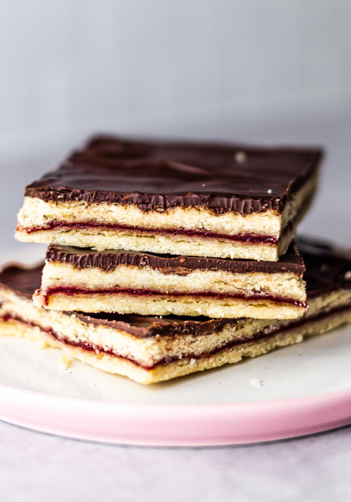 Quick Chocolate and Cherry Sandwich Cookies