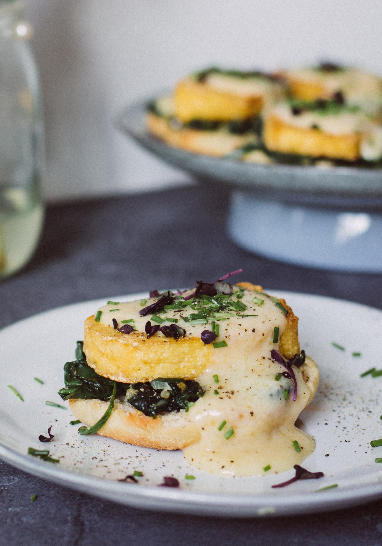 Vegane Eggs Florentine