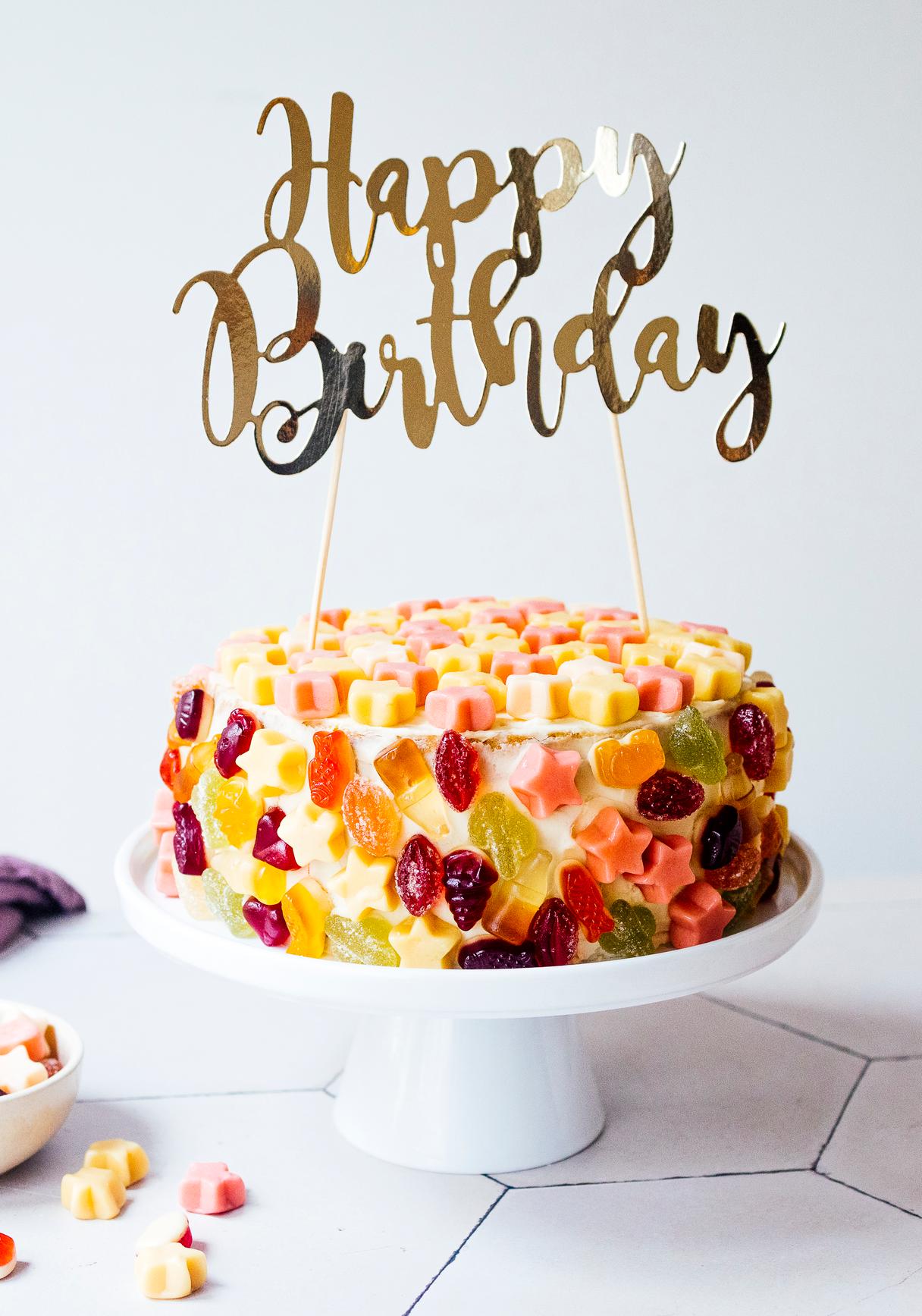 Veganer Candy Cake