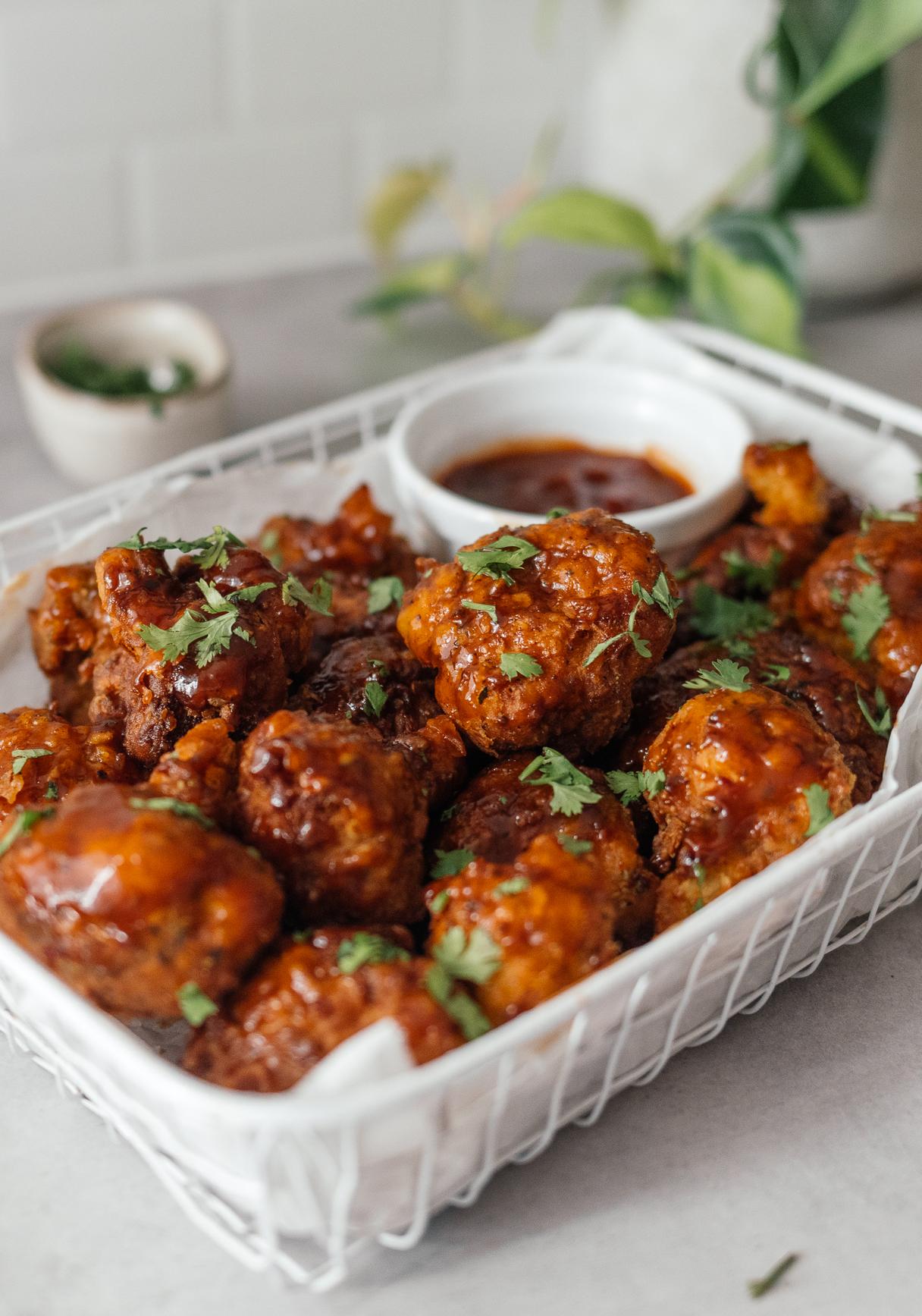 Vegan Buffalo Cauliflower Wings