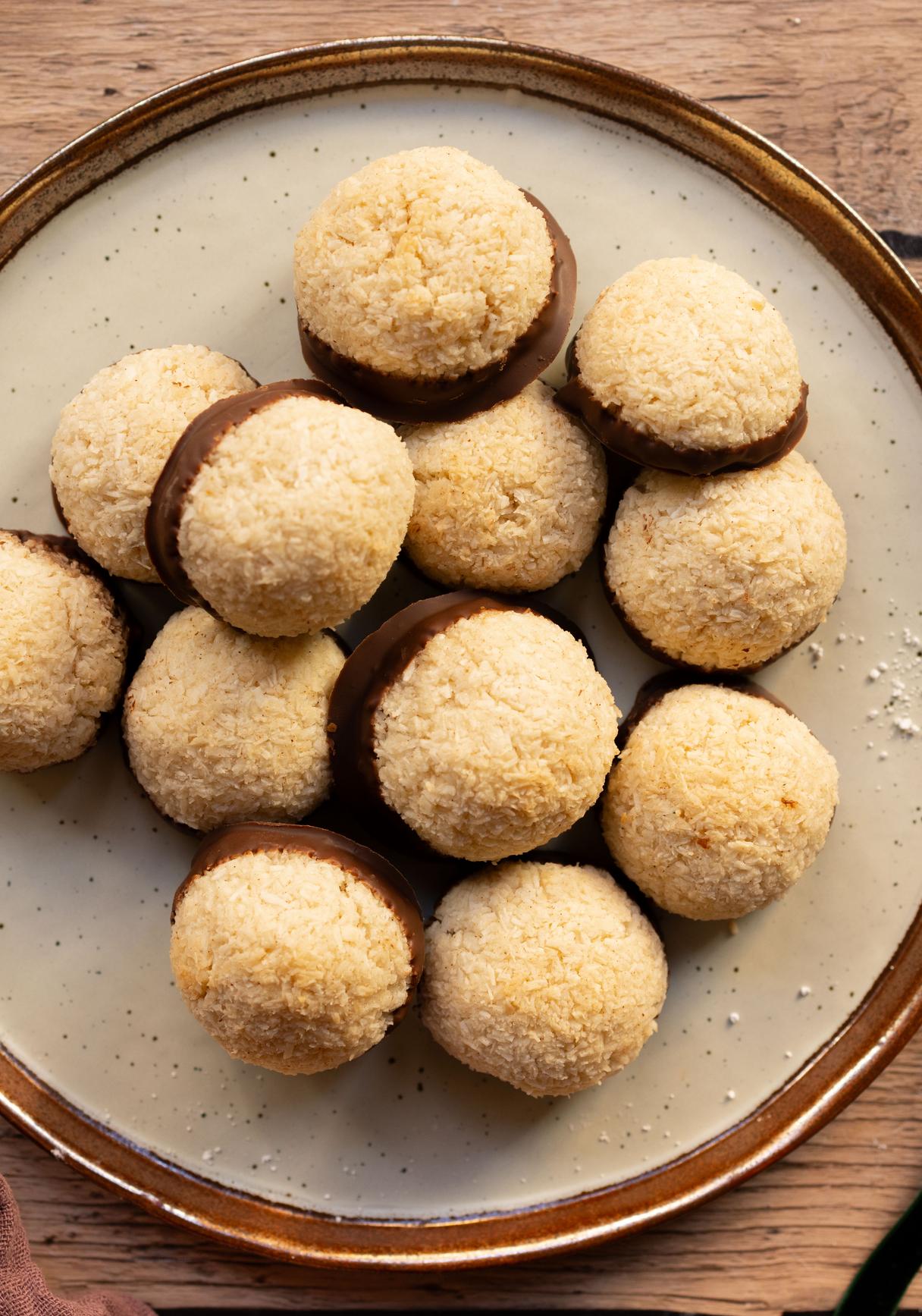 Vegane Kokosmakronen
