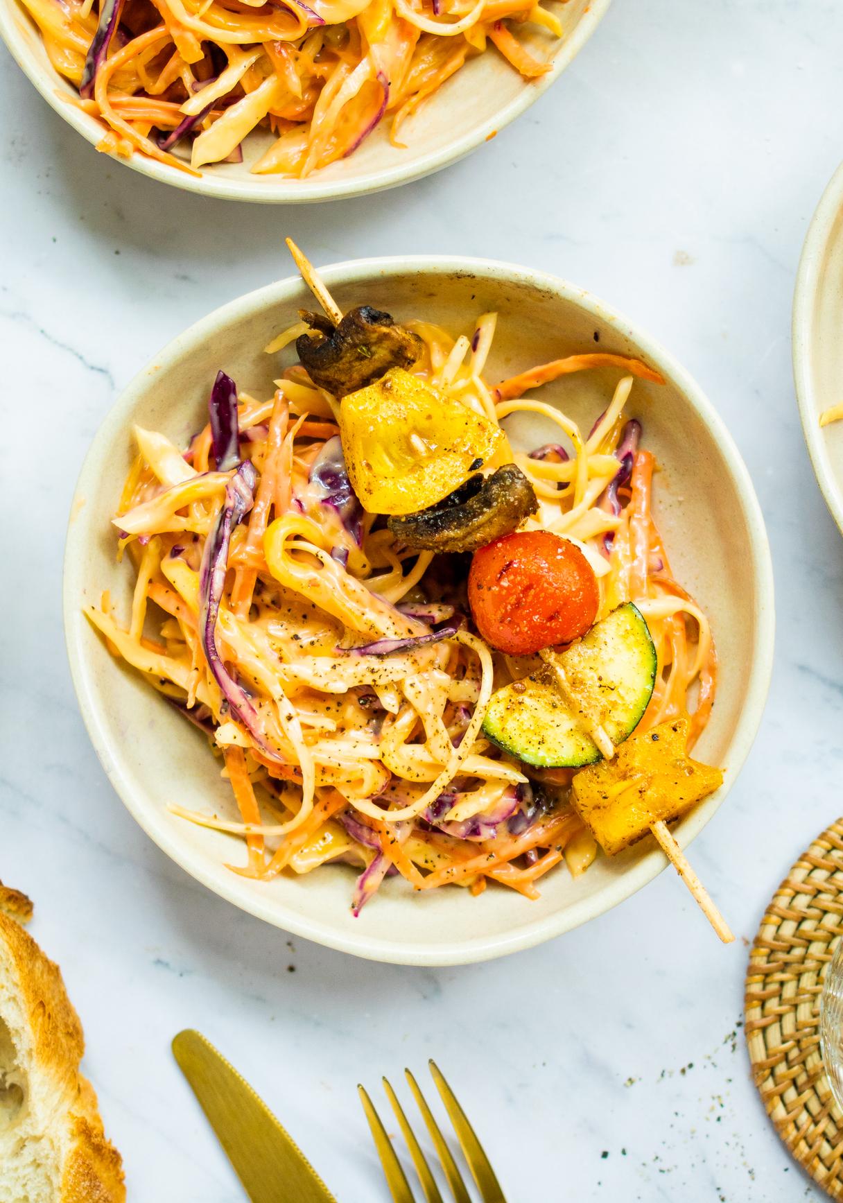 Veganer Mango-Coleslaw