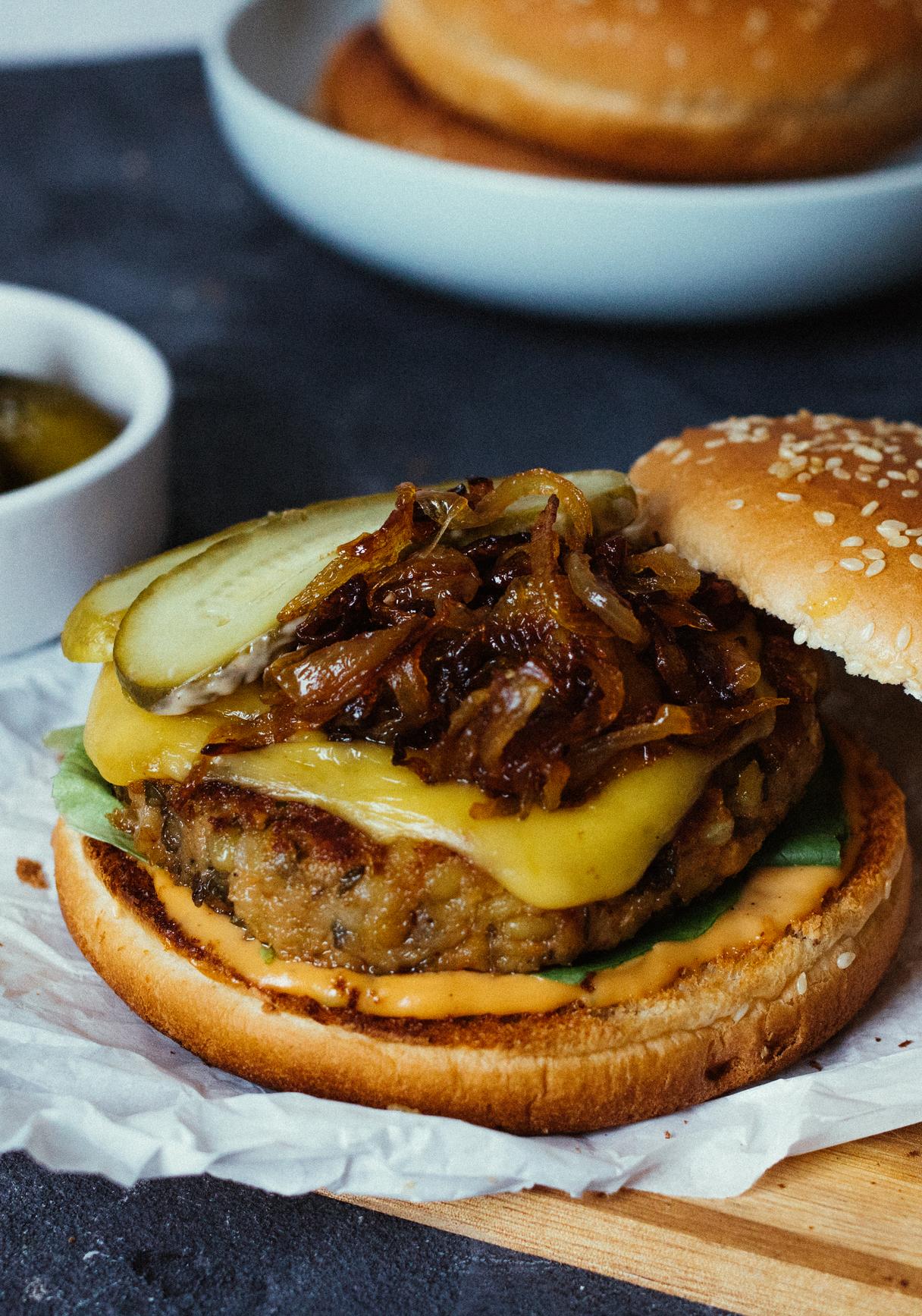 Vegan Burger with Veggie Patty