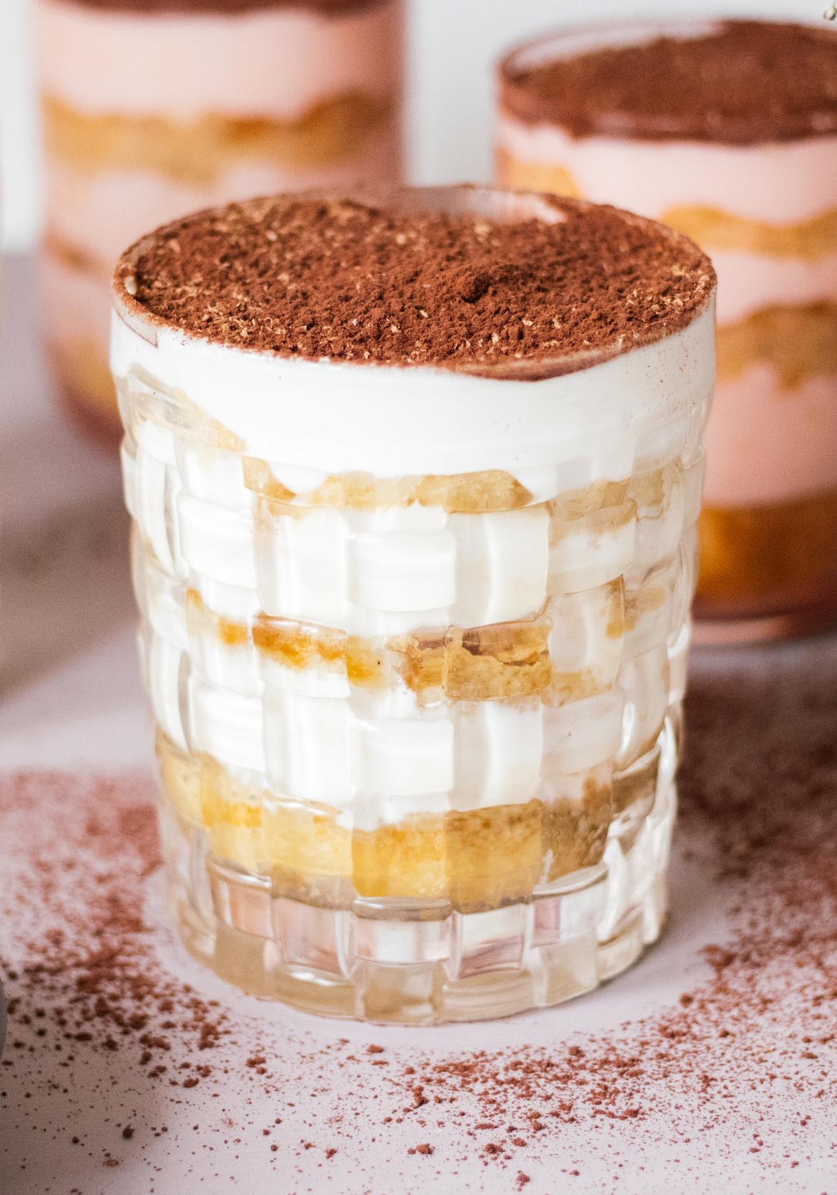 Veganes, einfaches Tiramisu