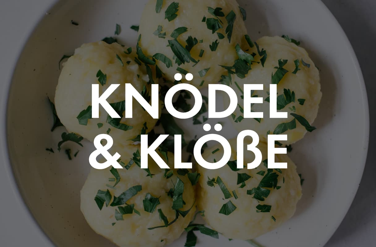 Vegane Rezepte für Knödel & Klöße