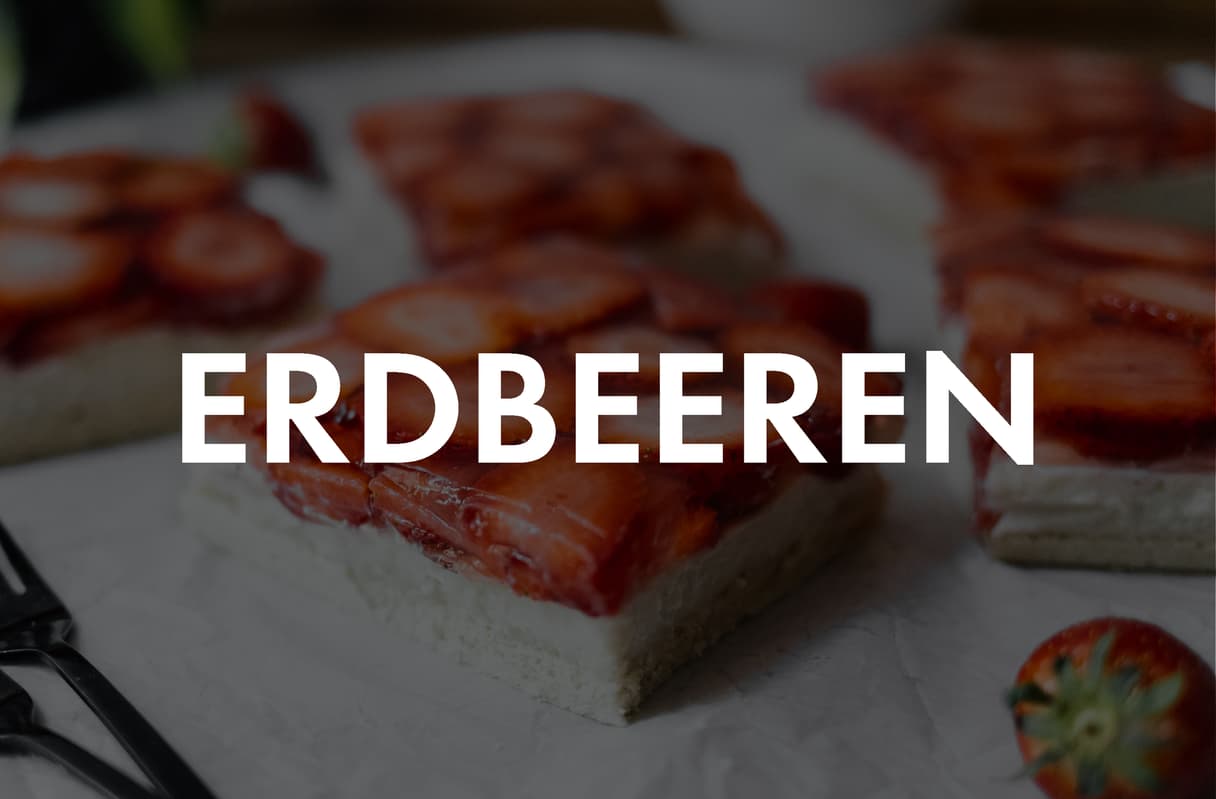 Vegane Rezepte mit Erdbeeren