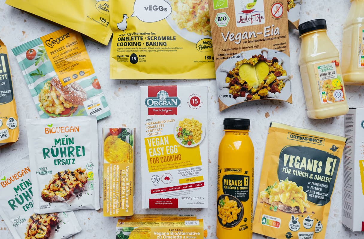 Produkttest: Veganes Rührei im Supermarkt