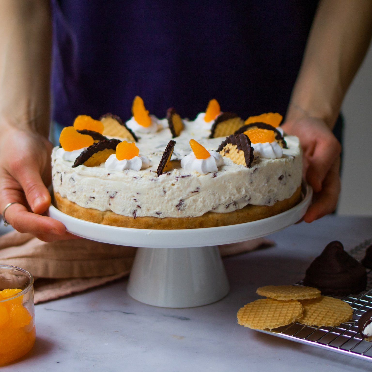 Vegane Schokokuss-Torte