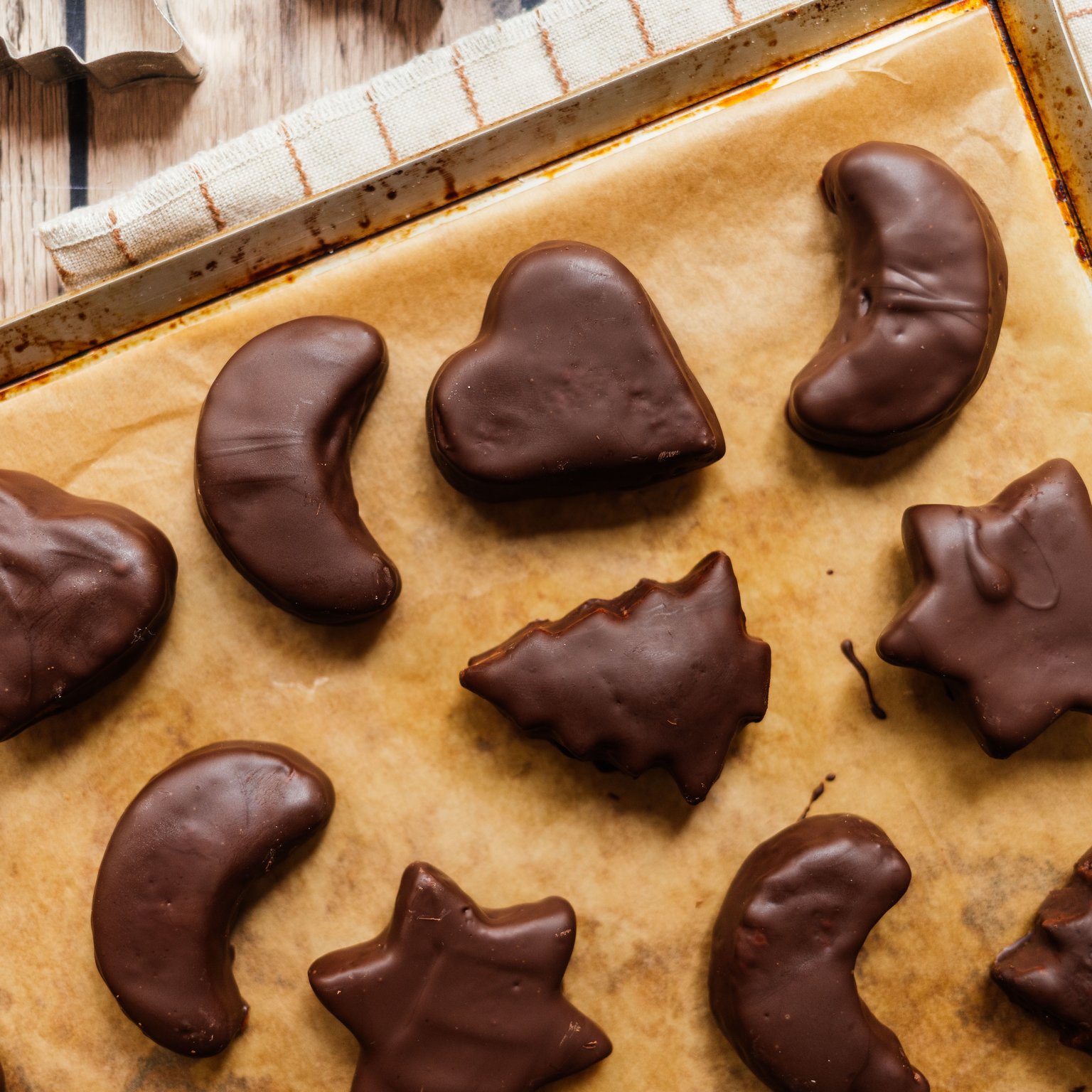 Einfache vegane Schoko-Lebkuchen